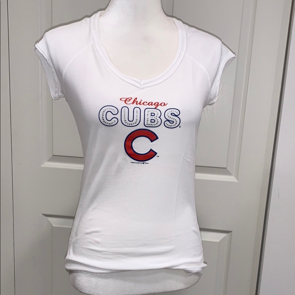 Chicago Cubs Women's White Top
